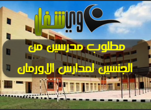 وظائف للمدرسين المصريين من الجنسين بمدارس الاورمان 6-7-2018